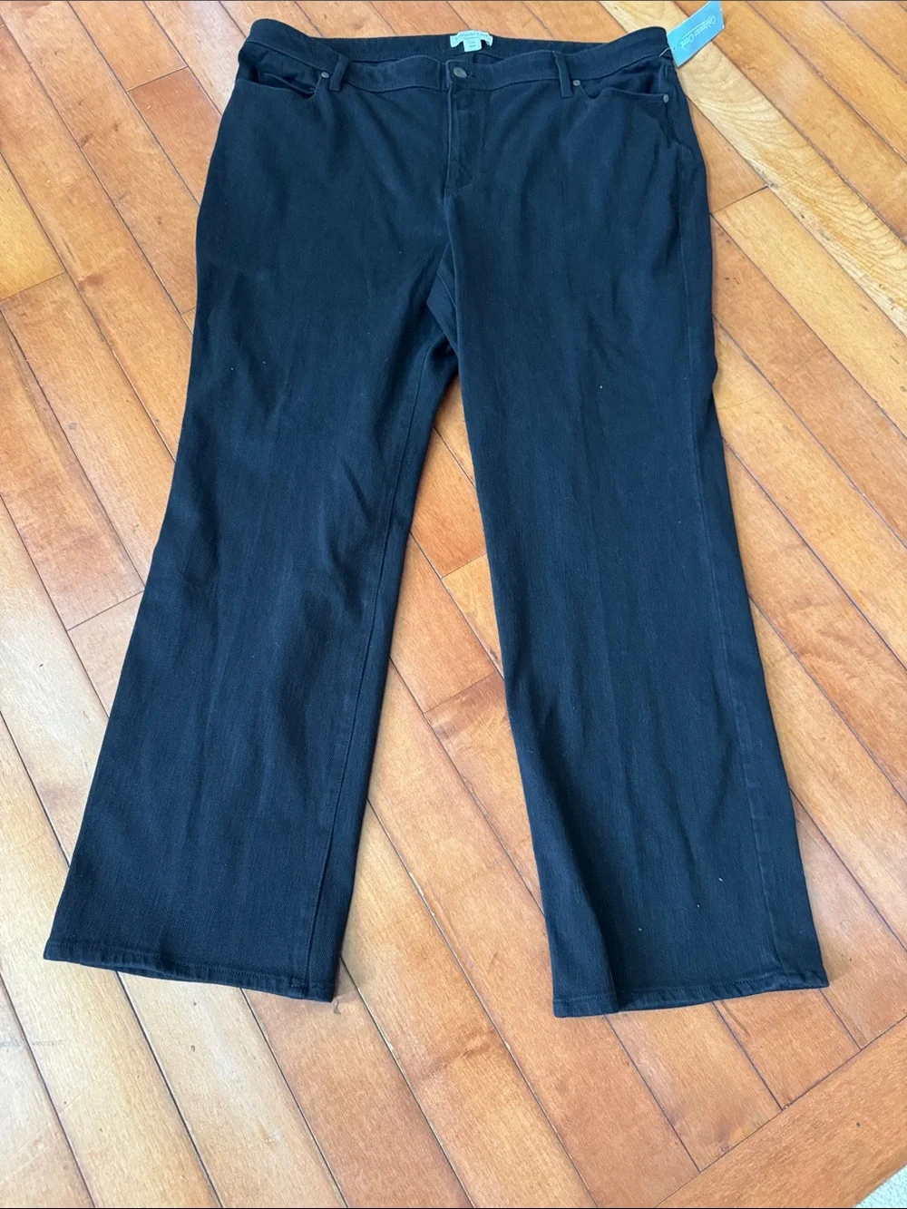 Coldwater Creek Black Wide-Leg Trousers